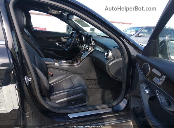 WDDWF4KB7JR395540 2018 MERCEDES-BENZ C-CLASS Black Vista interior delantera