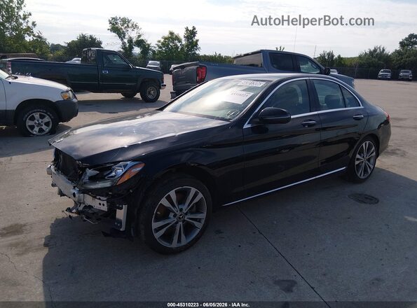 WDDWF4KB7JR395540 2018 MERCEDES-BENZ C-CLASS Black Vista tres cuartos delantera izquierda