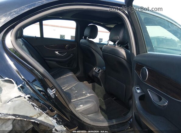 WDDWF4KB7JR395540 2018 MERCEDES-BENZ C-CLASS Black Vista de la etiqueta del VIN