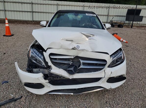 WDDWF4KB8HR215055 2017 MERCEDES-BENZ C White Вид спереду