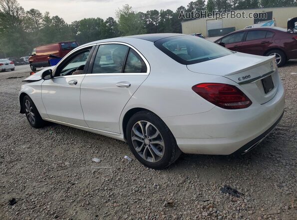 WDDWF4KB8HR215055 2017 MERCEDES-BENZ C White Задня ліва чверть