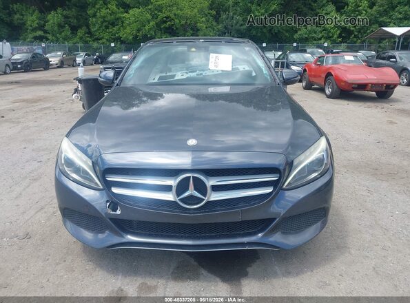 WDDWF4KB9GR169329 2016 MERCEDES-BENZ C-CLASS Gray ხელსაწყოთა პანელის ხედი