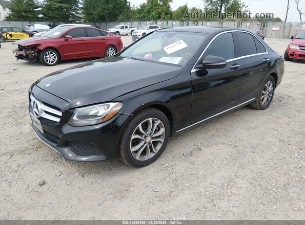 WDDWF4KBXHR235680 2017 MERCEDES-BENZ C-CLASS Black Vista tres cuartos delantera izquierda