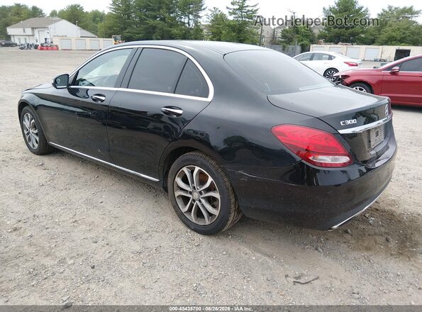 WDDWF4KBXHR235680 2017 MERCEDES-BENZ C-CLASS Black Trasero izquierdo