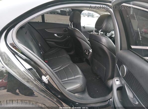 WDDWF4KBXHR235680 2017 MERCEDES-BENZ C-CLASS Black Vista de la etiqueta del VIN