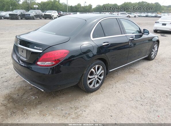 WDDWF4KBXHR235680 2017 MERCEDES-BENZ C-CLASS Black Trasero derecho