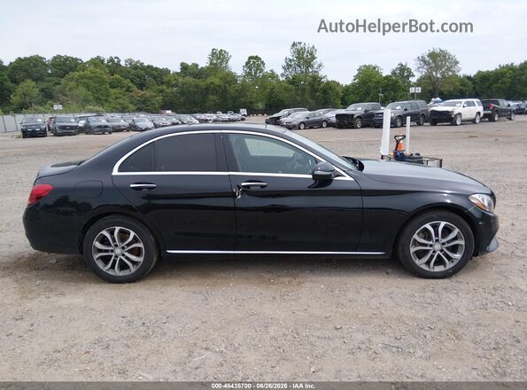 WDDWF4KBXHR235680 2017 MERCEDES-BENZ C-CLASS Black Vista interior trasera