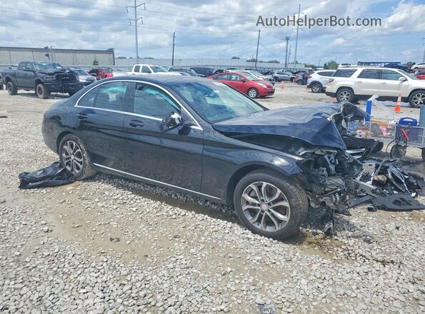 WDDWF4KBXHR240894 2017 MERCEDES-BENZ C Black Front right