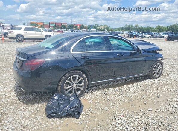 WDDWF4KBXHR240894 2017 MERCEDES-BENZ C Black Rear right