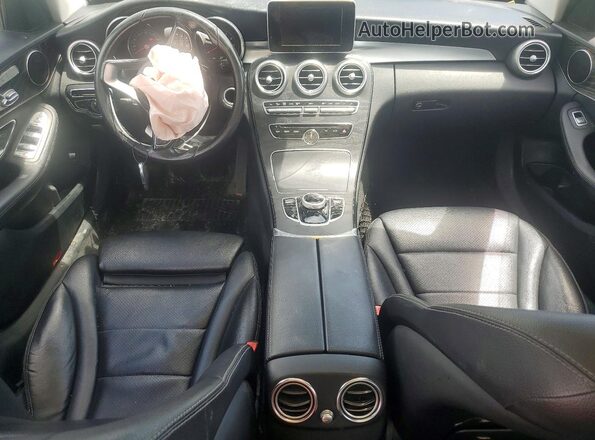 WDDWF4KBXHR240894 2017 MERCEDES-BENZ C Black Dashboard view