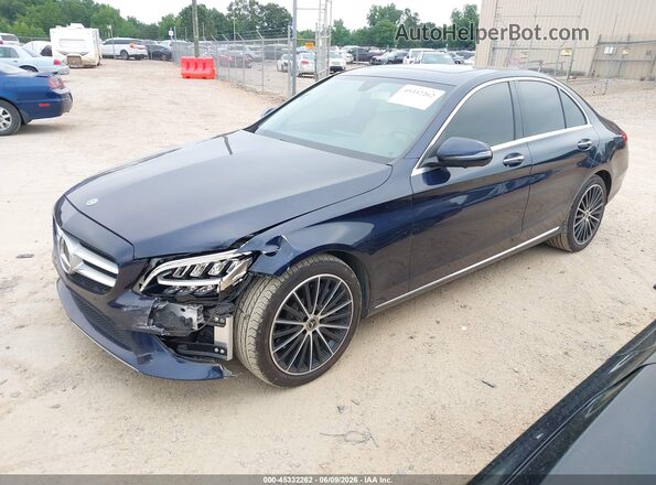 WDDWF8DB4LR555445 2020 MERCEDES-BENZ C-CLASS Dark Blue Front left