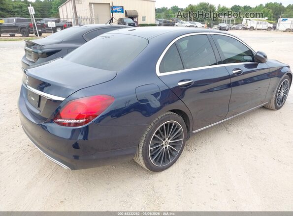 WDDWF8DB4LR555445 2020 MERCEDES-BENZ C-CLASS Dark Blue Rear right