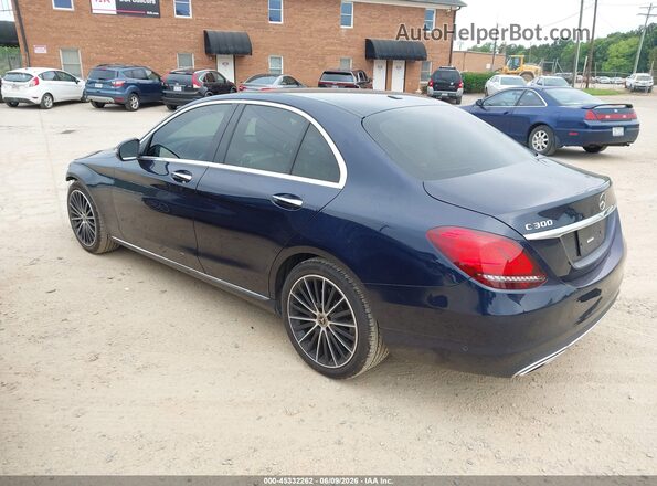 WDDWF8DB4LR555445 2020 MERCEDES-BENZ C-CLASS Dark Blue Rear left