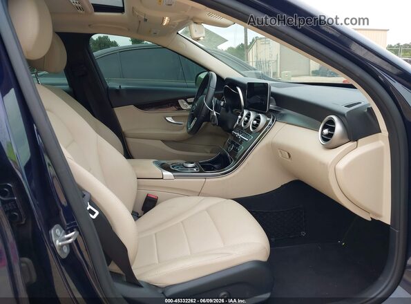 WDDWF8DB4LR555445 2020 MERCEDES-BENZ C-CLASS Dark Blue Front interior view