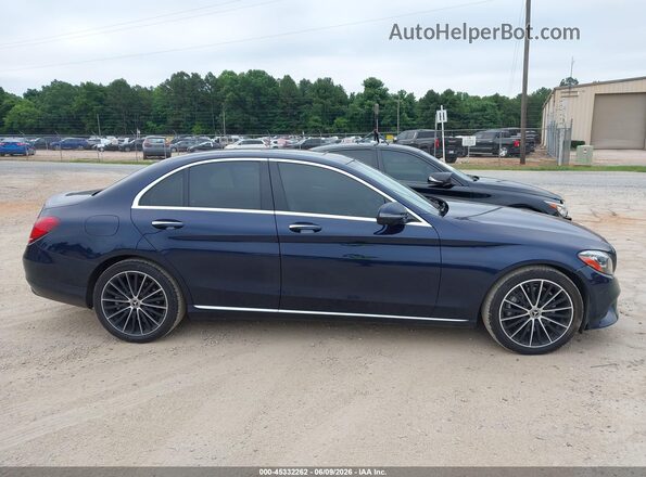 WDDWF8DB4LR555445 2020 MERCEDES-BENZ C-CLASS Dark Blue Rear interior view