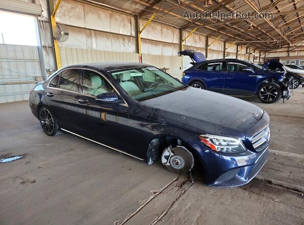 WDDWF8DB9KR482992 2019 MERCEDES-BENZ C Blue Przód prawy