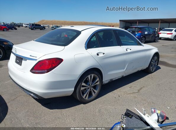 WDDWF8EB7LR556149 2020 MERCEDES-BENZ C-CLASS White Задня права чверть