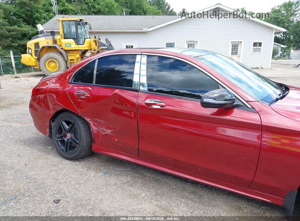 WDDWF8EB9LR562096 2020 MERCEDES-BENZ C-CLASS Red წინა ხედი