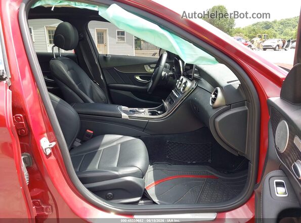 WDDWF8EB9LR562096 2020 MERCEDES-BENZ C-CLASS Red წინა სალონის ხედი