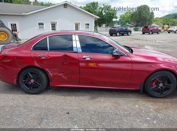 WDDWF8EB9LR562096 2020 MERCEDES-BENZ C-CLASS Red სალონის 360-გრადუსიანი ხედი