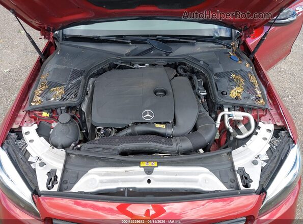 WDDWF8EB9LR562096 2020 MERCEDES-BENZ C-CLASS Red უკანა ხედი