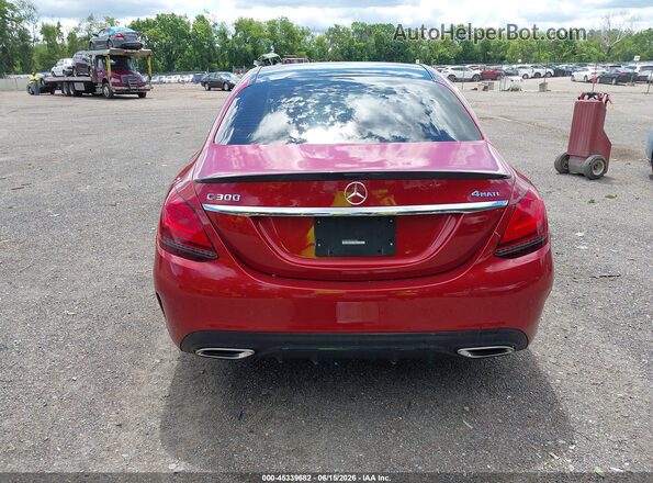 WDDWF8EB9LR562096 2020 MERCEDES-BENZ C-CLASS Red 