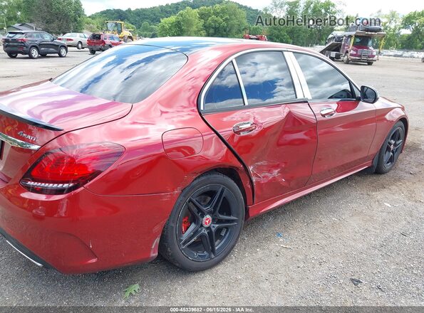 WDDWF8EB9LR562096 2020 MERCEDES-BENZ C-CLASS Red 