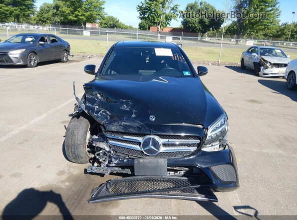 WDDWF8EBXLR539118 2020 MERCEDES-BENZ C-CLASS Black წინა პანელის ხედი