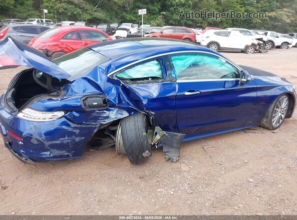 WDDWJ4JB2HF393206 2017 MERCEDES-BENZ C-CLASS Blue Vista frontal