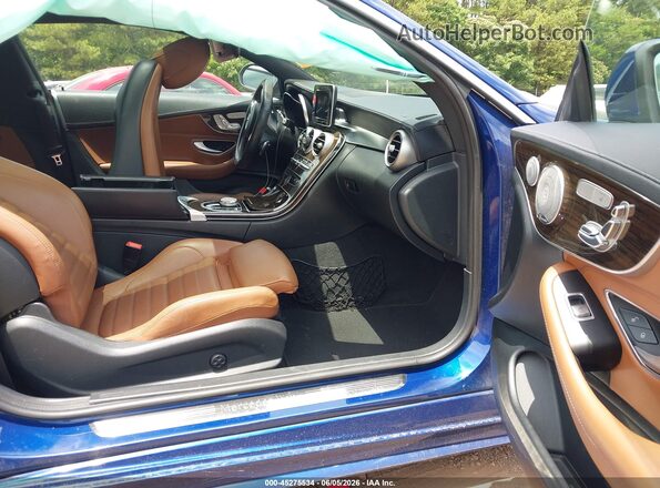 WDDWJ4JB2HF393206 2017 MERCEDES-BENZ C-CLASS Blue Vista interior delantera