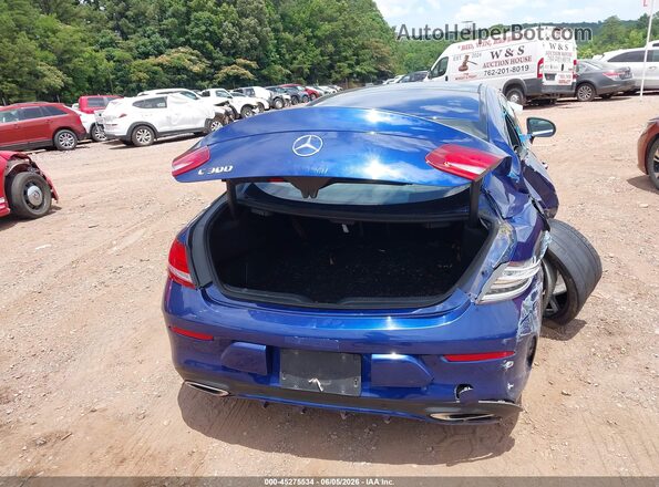 WDDWJ4JB2HF393206 2017 MERCEDES-BENZ C-CLASS Blue 