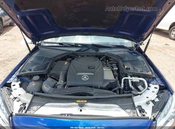 WDDWJ4JB2HF393206 2017 MERCEDES-BENZ C-CLASS Blue Vista trasera