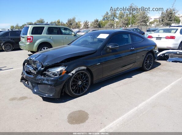 WDDWJ4JB2JF666344 2018 MERCEDES-BENZ C-CLASS Black Передня ліва чверть