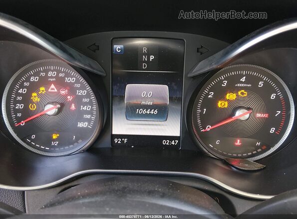 WDDWJ4JB2JF666344 2018 MERCEDES-BENZ C-CLASS Black Вид задніх сидінь