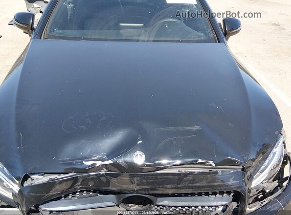 WDDWJ4JB2JF666344 2018 MERCEDES-BENZ C-CLASS Black Вид ззаду