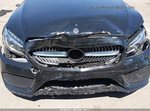WDDWJ4JB2JF666344 2018 MERCEDES-BENZ C-CLASS Black Вид спереду