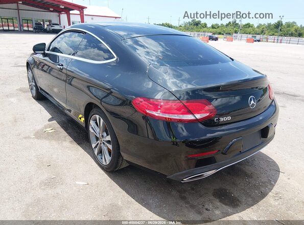 WDDWJ4JB2JF737946 2018 MERCEDES-BENZ C-CLASS Black Tył lewy