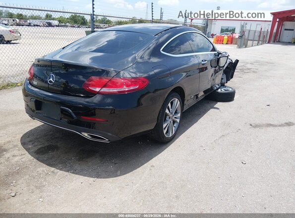 WDDWJ4JB2JF737946 2018 MERCEDES-BENZ C-CLASS Black Tył prawy