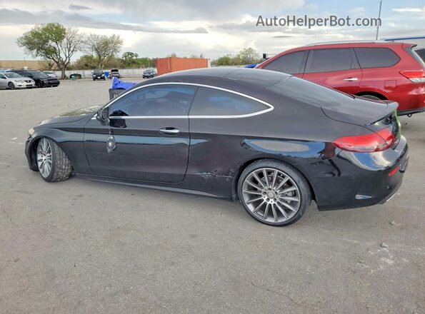 WDDWJ4JB3HF351014 2017 MERCEDES-BENZ C Black Rear left