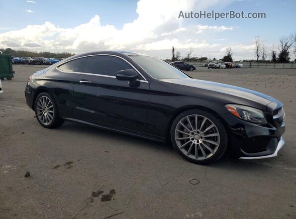WDDWJ4JB3HF351014 2017 MERCEDES-BENZ C Black Front right