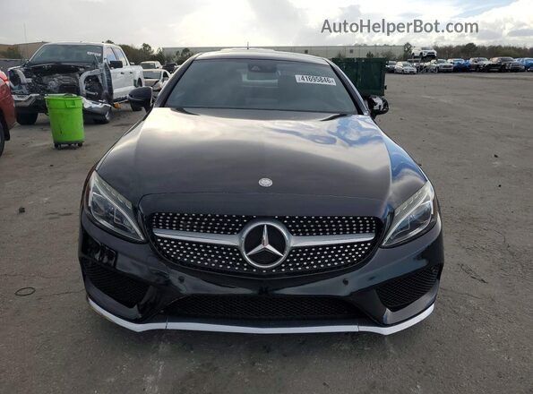 WDDWJ4JB3HF351014 2017 MERCEDES-BENZ C Black Front view