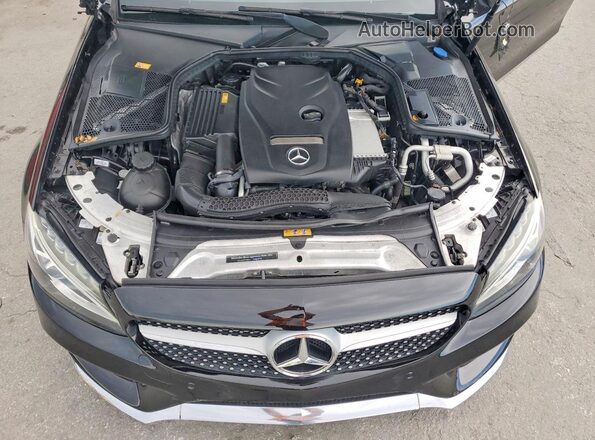 WDDWJ4JB3HF351014 2017 MERCEDES-BENZ C Black Rear interior view