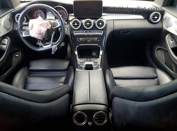 WDDWJ4JB3HF351014 2017 MERCEDES-BENZ C Black Dashboard view