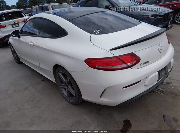 WDDWJ4JB4JF631255 2018 MERCEDES-BENZ C-CLASS Белый Задняя левая четверть