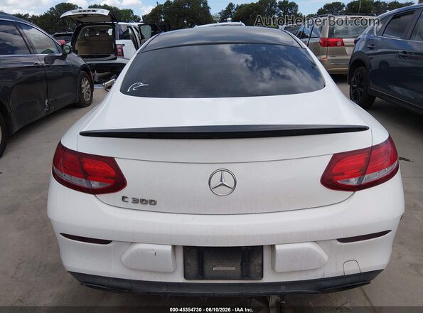 WDDWJ4JB4JF631255 2018 MERCEDES-BENZ C-CLASS Белый 
