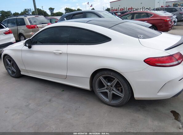 WDDWJ4JB4JF631255 2018 MERCEDES-BENZ C-CLASS Белый Панорамный вид салона 360°