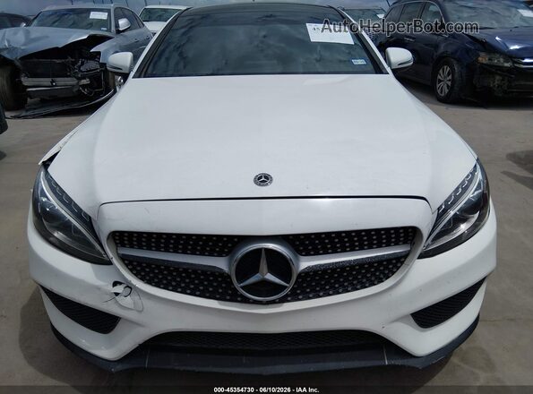 WDDWJ4JB4JF631255 2018 MERCEDES-BENZ C-CLASS Белый Вид щитка приборов