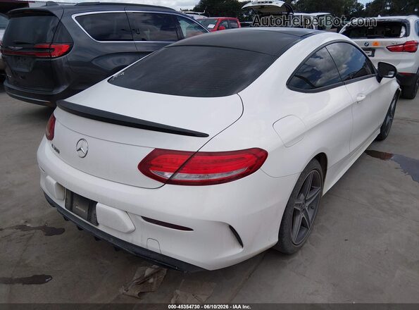 WDDWJ4JB4JF631255 2018 MERCEDES-BENZ C-CLASS Белый Задняя правая четверть