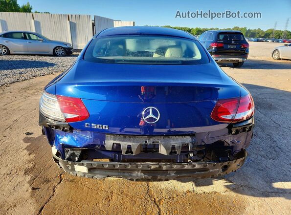 WDDWJ4JB6HF326446 2017 MERCEDES-BENZ C Blue 