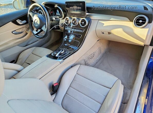 WDDWJ4JB6HF326446 2017 MERCEDES-BENZ C Blue 